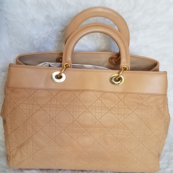 Christian Dior Extra large Lambskin Two way bag - Picture 12 of 16